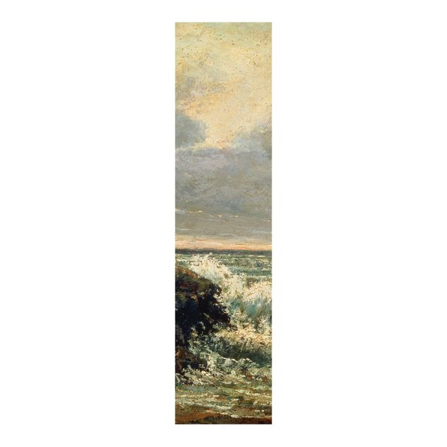 Schiebegardinen Schiene 3-läufig Gustave Courbet - Die Welle
