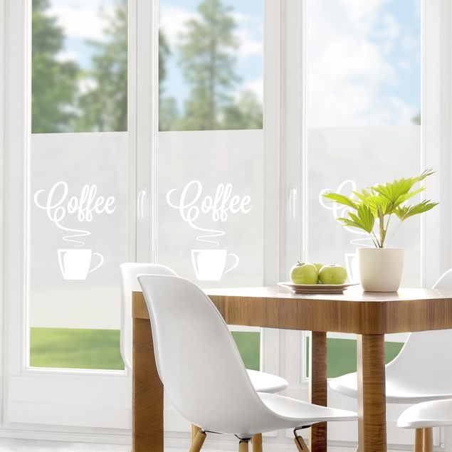 Folie für Fenster Heißer Kaffee II