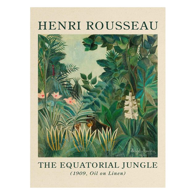 Bilder für die Wand Henri Rousseau - Dschungel am Äquator - Museumsedition