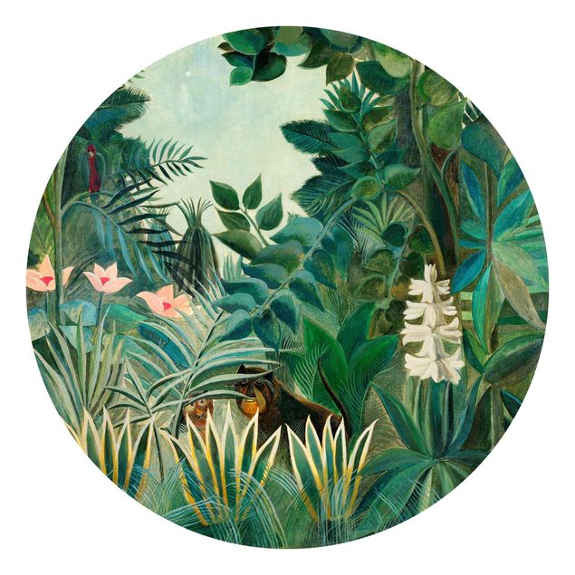 Wandtapete Baum Henri Rousseau - Dschungel am Äquator