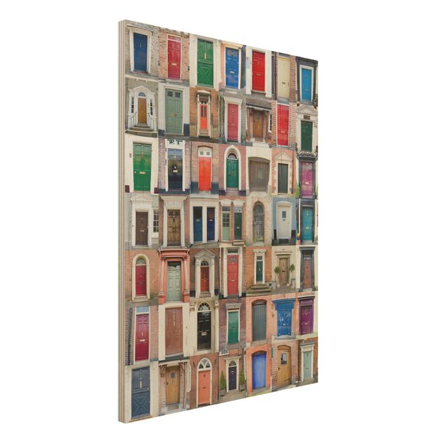 Moderne Holzbilder 100 Türen