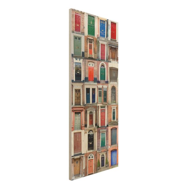 Moderne Holzbilder 100 Türen