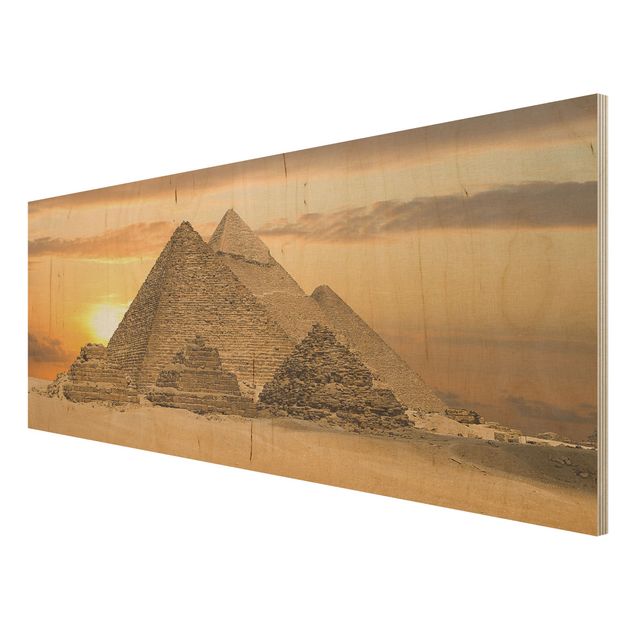 Holzbild Skyline Dream of Egypt