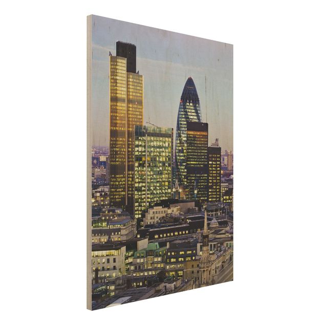 Holzbilder modern London City