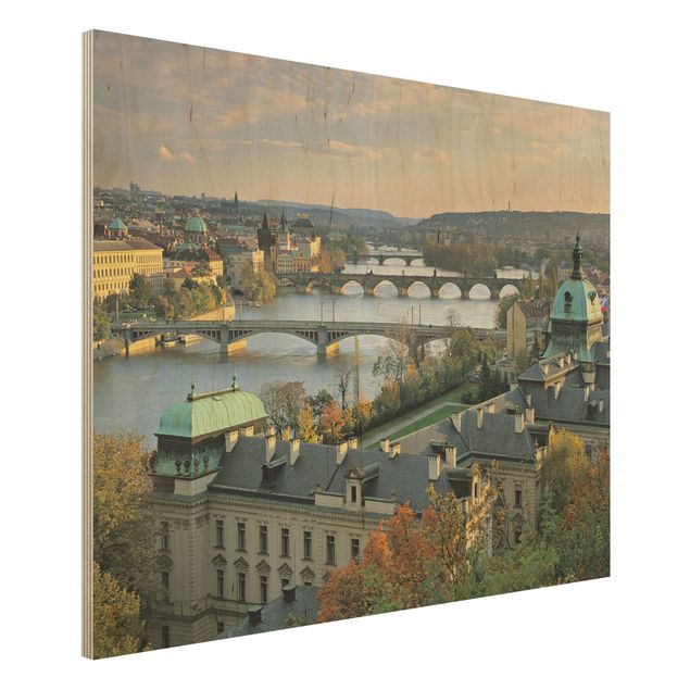 Holzbilder modern Prag