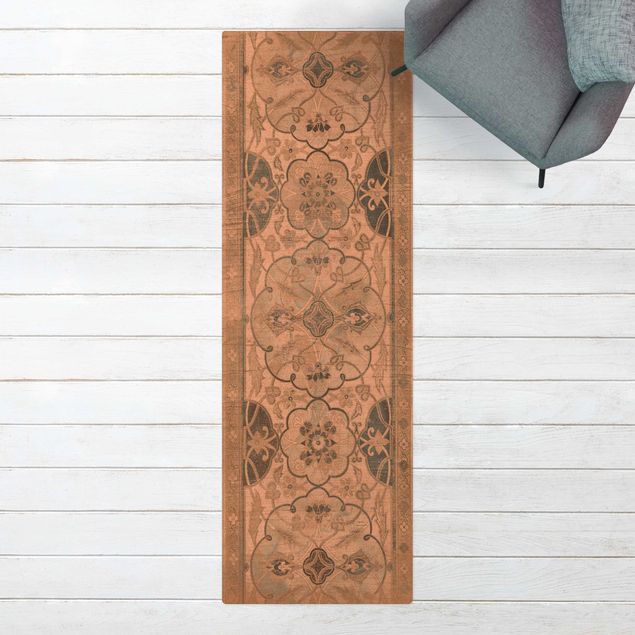 Teppiche Holzpaneel Persisch Vintage II
