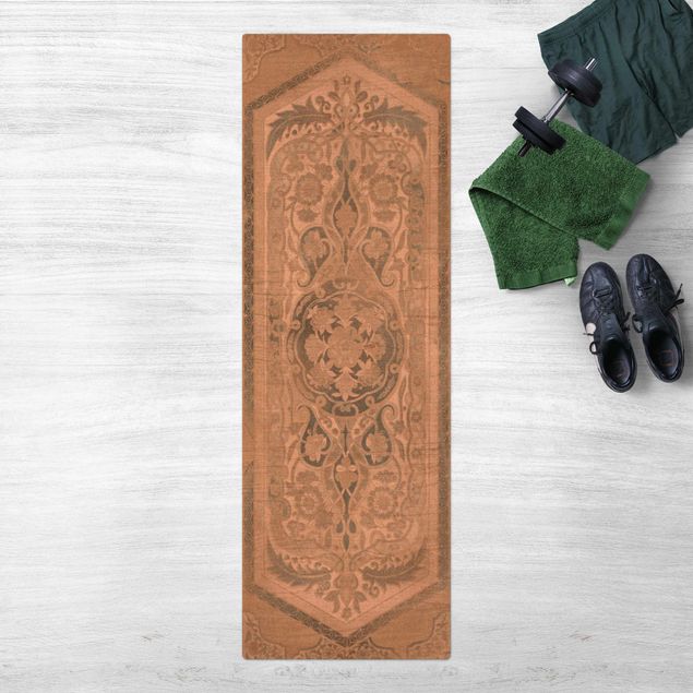Teppiche Holzpaneel Persisch Vintage IV
