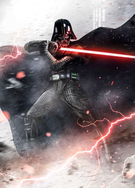 Tapeten modern Star Wars Vader Dark Forces