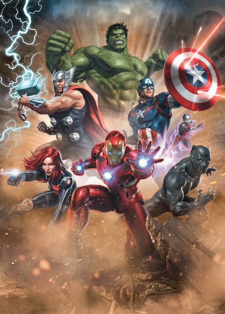 Moderne Tapeten Avengers Superpower