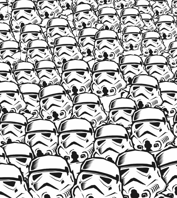 Moderne Tapeten Star Wars Stormtrooper Swarm