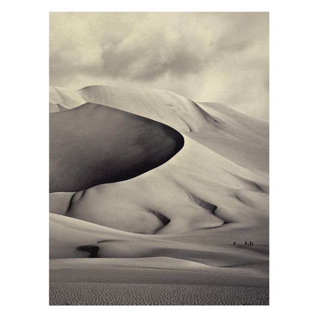 Leinwandbilder Schwarz-Weiß Im Süden der Sahara
