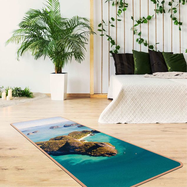 Moderne Teppiche Inseln im Meer
