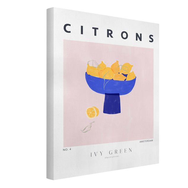 Schöne Leinwandbilder Ivy Green Illustrations - Citrons