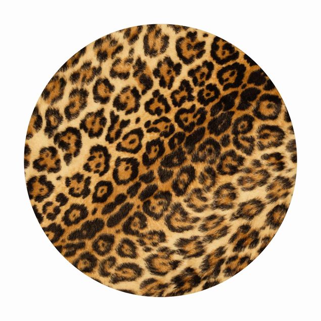Runder Vinyl-Teppich - Jaguar Skin