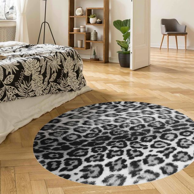 Moderne Teppiche Jaguar Skin Schwarz-Weiß