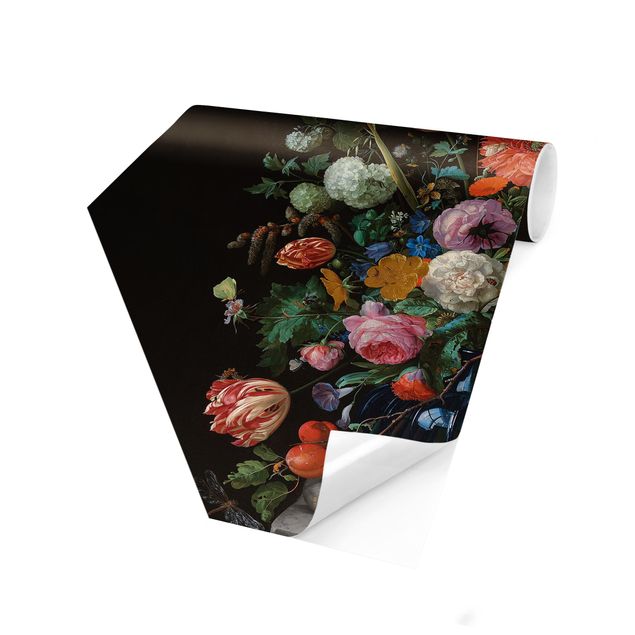 Design Tapete Jan Davidsz de Heem - Glasvase mit Blumen