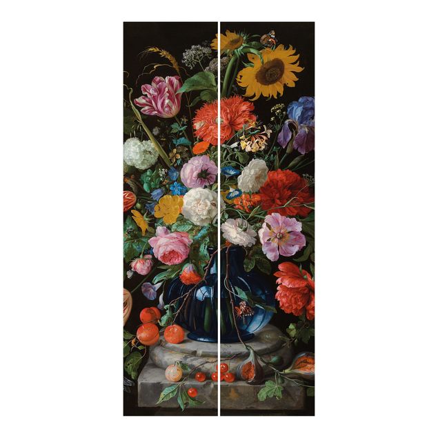 Rokoko Bilder Jan Davidsz de Heem - Glasvase mit Blumen