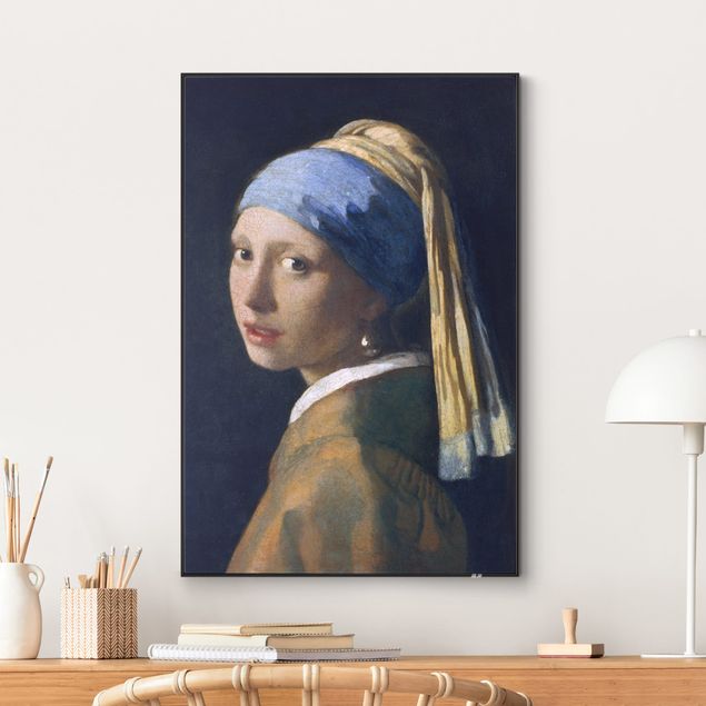 Barock Bilder Jan Vermeer van Delft - Das Mädchen mit dem Perlenohrgehänge