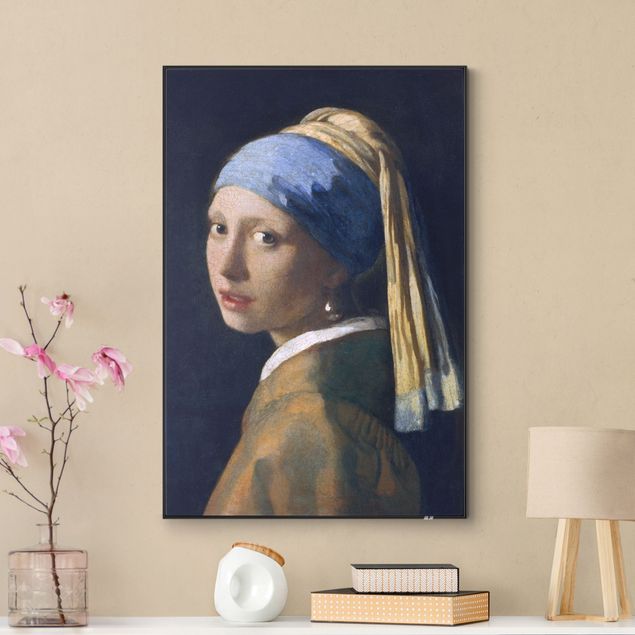 Wandbilder Jan Vermeer van Delft - Das Mädchen mit dem Perlenohrgehänge