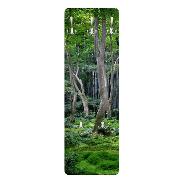 Garderobe - Japanischer Wald - Grün