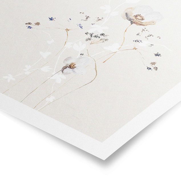 Poster - Japanisches Ikebana - Quadrat 1:1