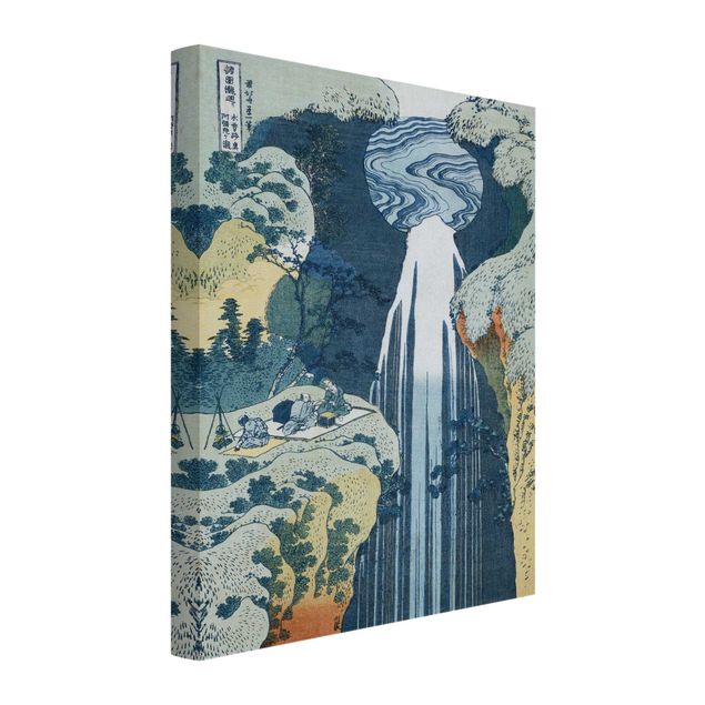 Akustikbild - Katsushika Hokusai - Der Wasserfall von Amida