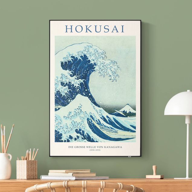 Akustik-Wechselbilder Katsushika Hokusai - Die grosse Welle von Kanagawa - Museumsedition
