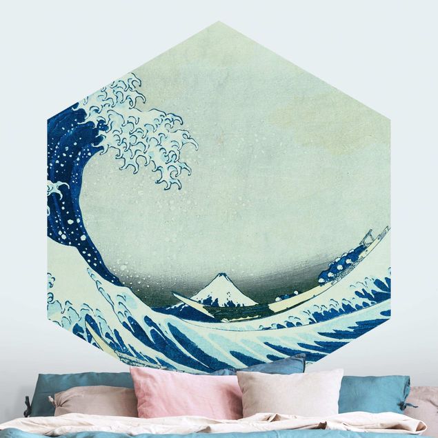 Fototapete Natur Katsushika Hokusai - Die grosse Welle von Kanagawa