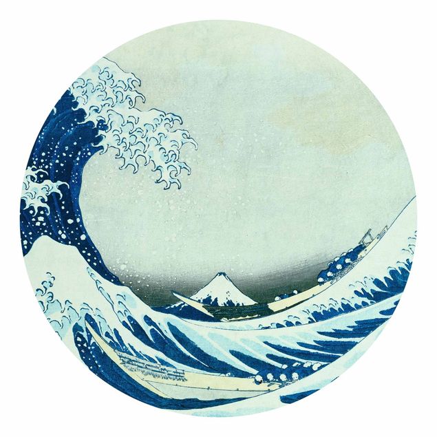 Strand Tapete Katsushika Hokusai - Die grosse Welle von Kanagawa