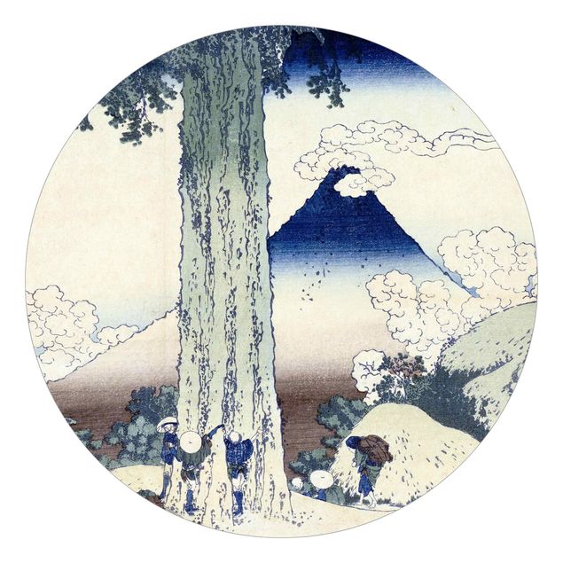 Vintage Tapete Katsushika Hokusai - Mishima Pass in der Provinz Kai