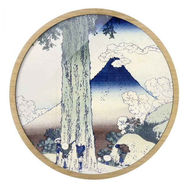 Hokusai Kunstdrucke Katsushika Hokusai - Mishima Pass in der Provinz Kai