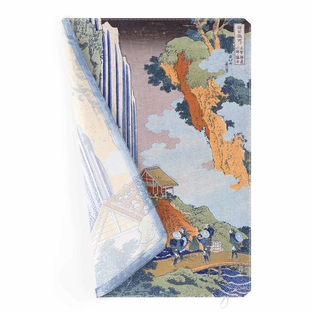 Wandbilder Kunstdruck Katsushika Hokusai - Ono Wasserfall