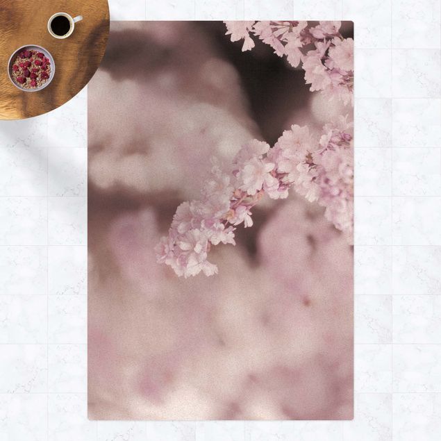 Teppiche Kirschblüte im Violetten Licht