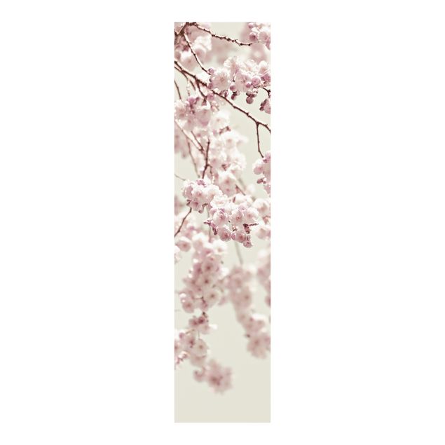 Schiebegardinen Set - Kirschblütentanz - Flächenvorhang
