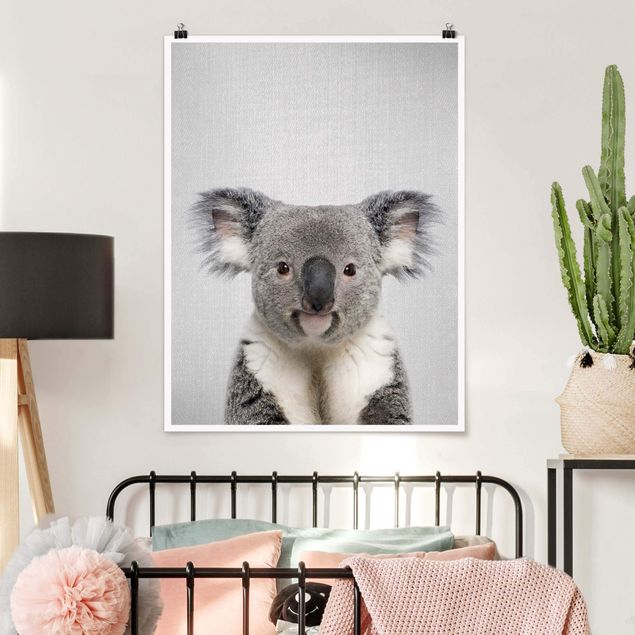Poster - Koala Klaus 3:4 Hochformat 