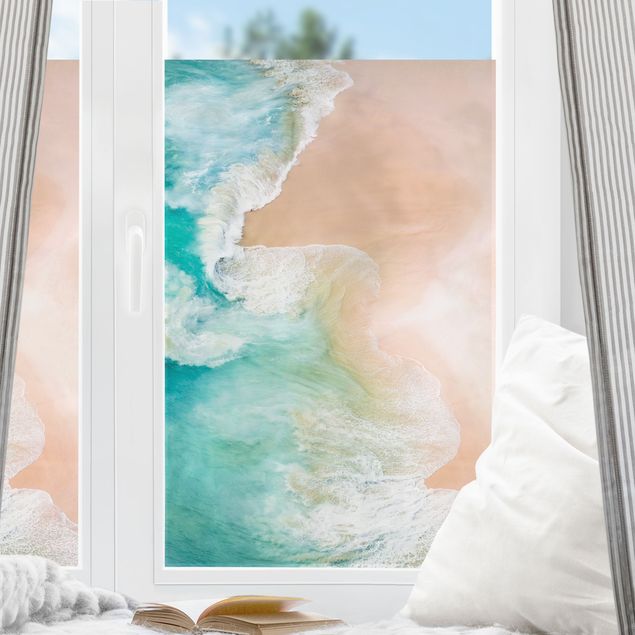 Fensterbild Landschaft Kuss des Ozeans