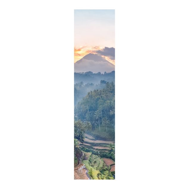 Schiebegardinen mit Motiv 3-teilig Landschaft in Bali