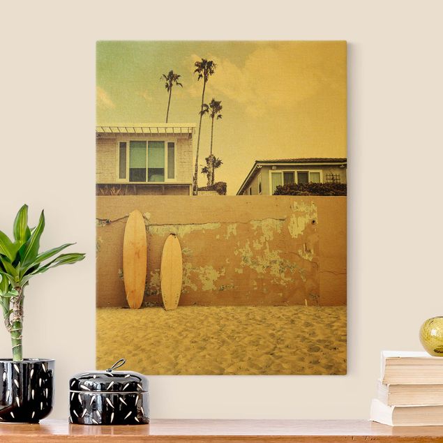 Wandbilder Wohnzimmer modern Leb deinen Traum in Kalifornien