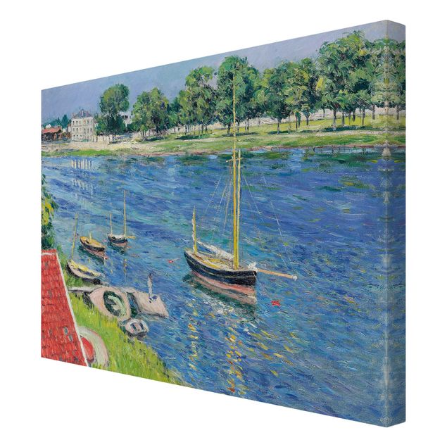 Wandbilder Gustave Caillebotte - Die Seine bei Argenteuil