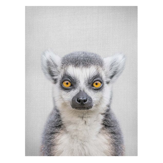 Leinwandbild - Lemur Ludwig - Hochformat 3:4