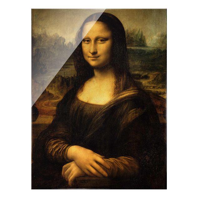 Glasbilder Leonardo da Vinci - Mona Lisa