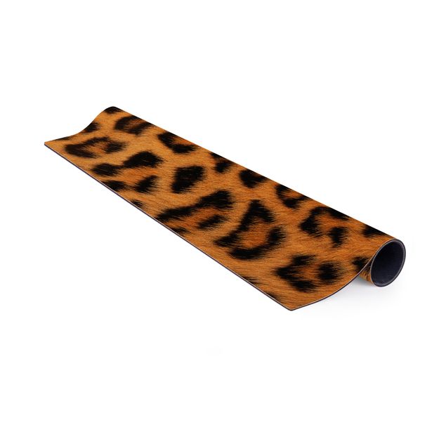 Teppich braun Leopardenfell