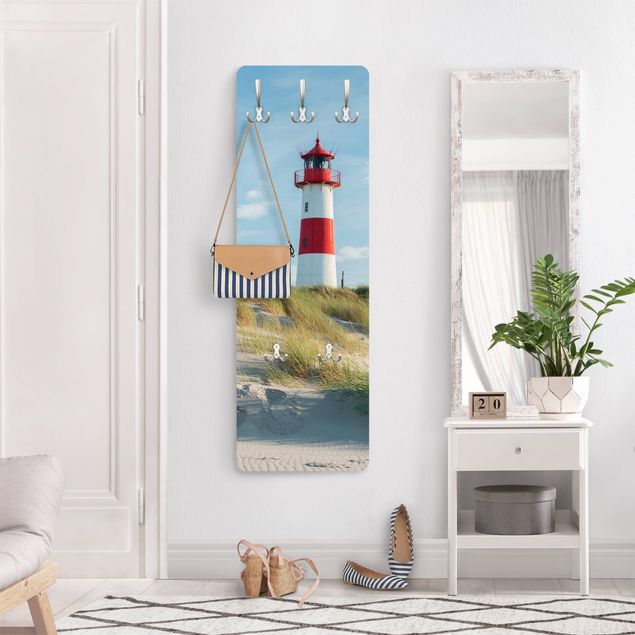 Garderobe - Leuchtturm an der Nordsee