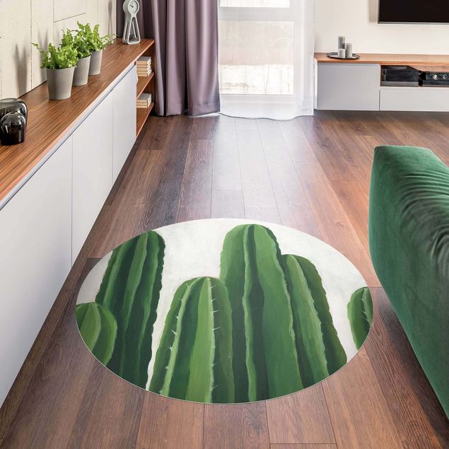 Moderne Teppiche Lieblingspflanzen - Kaktus