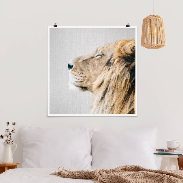 Wandbilder Tiere Löwe Leopold