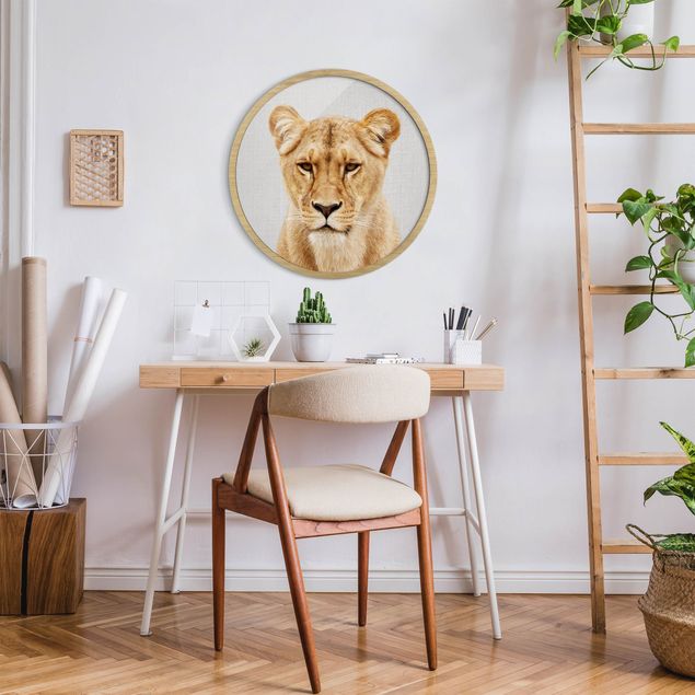 Wandbilder Tiere Löwin Lisa