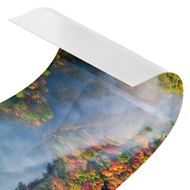 Küchenspritzschutz Luftbild - Herbst Symphonie
