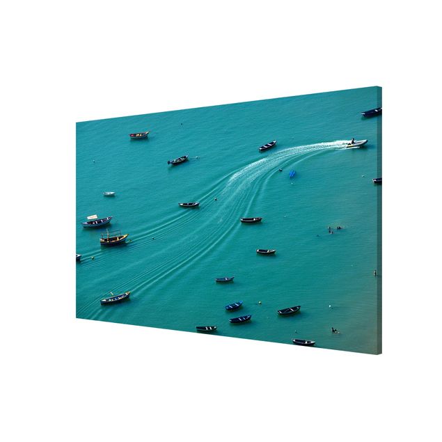 Wandbilder Ankernde Fischerboote