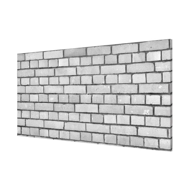 Schöne Wandbilder Weiße Backstein Mauer