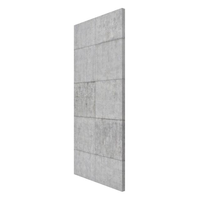 Bilder für die Wand Beton Ziegeloptik grau